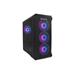 Počítačová skříň Genesis IRID 503 ARGB MICRO (USB 3.0), 4x 120m ventilátory ARGB ovládané z MB Z29316 NPC-1559
