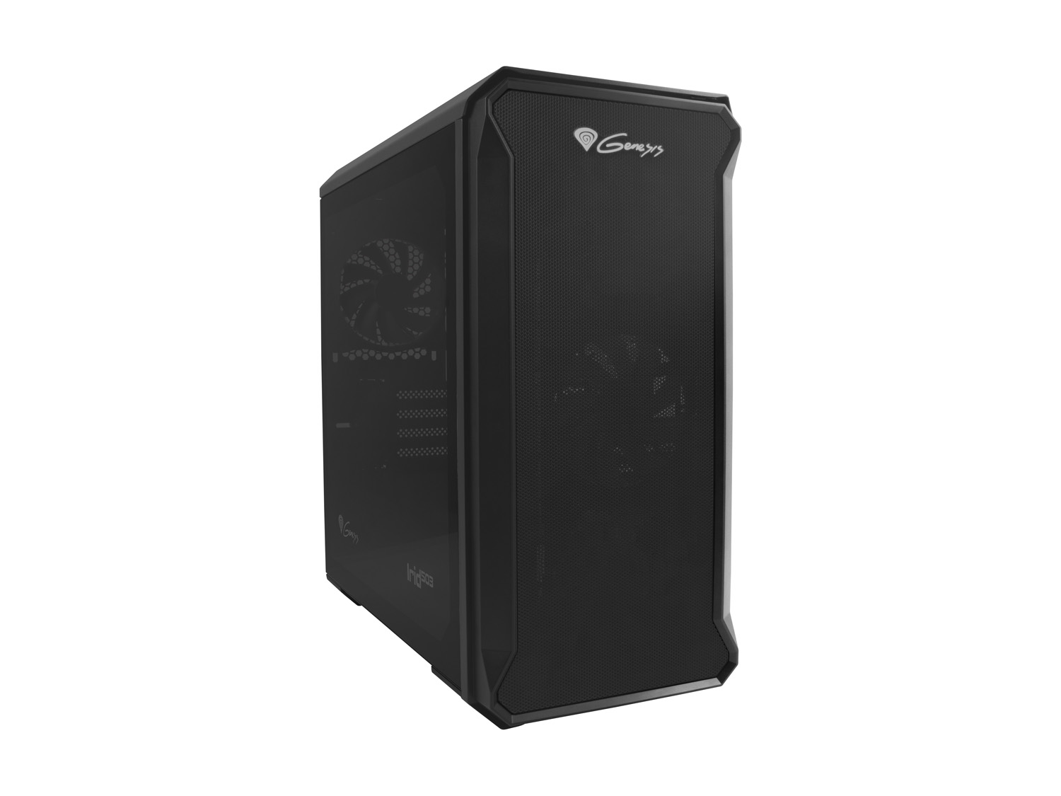 Počítačová skříň Genesis IRID 503 MICRO (USB 3.0), 2x 120mm ventilátory Z29315 NPC-1558