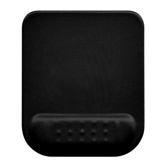 Podložka pod myš a zápästie, Powerton Ergoline Dark Edition, ergonomická, čierna, penová, Powerton WPEPE2-B