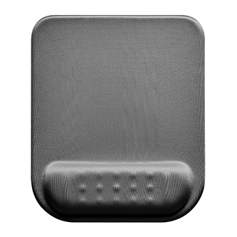 Podložka pod myš a zápästie, Powerton Ergoline Dark Edition, ergonomická, šedá, penová, Powerton WPEPE2-A