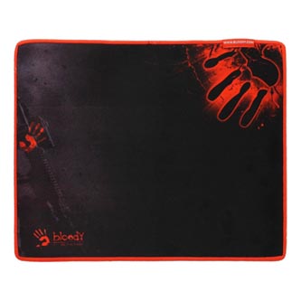 Podložka pod myš, B-081S, herná, čierna, 35x28 cm, A4Tech