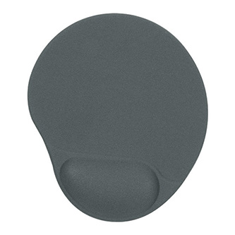 Podložka pod myš, ergonomická, gélová, šedá, Powerton WPEPE4-G