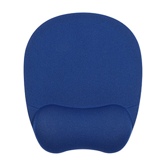 Podložka pod myš, ergonomická, pamäťová pěna, námornická modrá, Powerton WPEPE6-NB