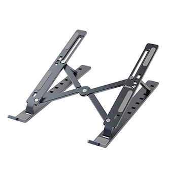 Podstavec pod notebook, polohovateľný, šedý, hliník, Genius 31250023400