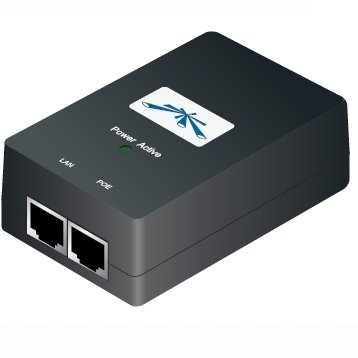 POE-24, Gigabit PoE adpt.24V/1A (24W) vč.kab. BULK POE-24-24W-G-BULK
