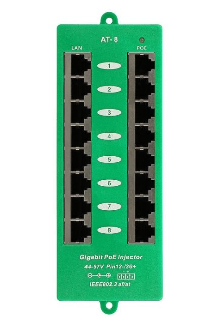 POE-PAN8-GBATF 802.3af/at GB stíněný 8port Poe