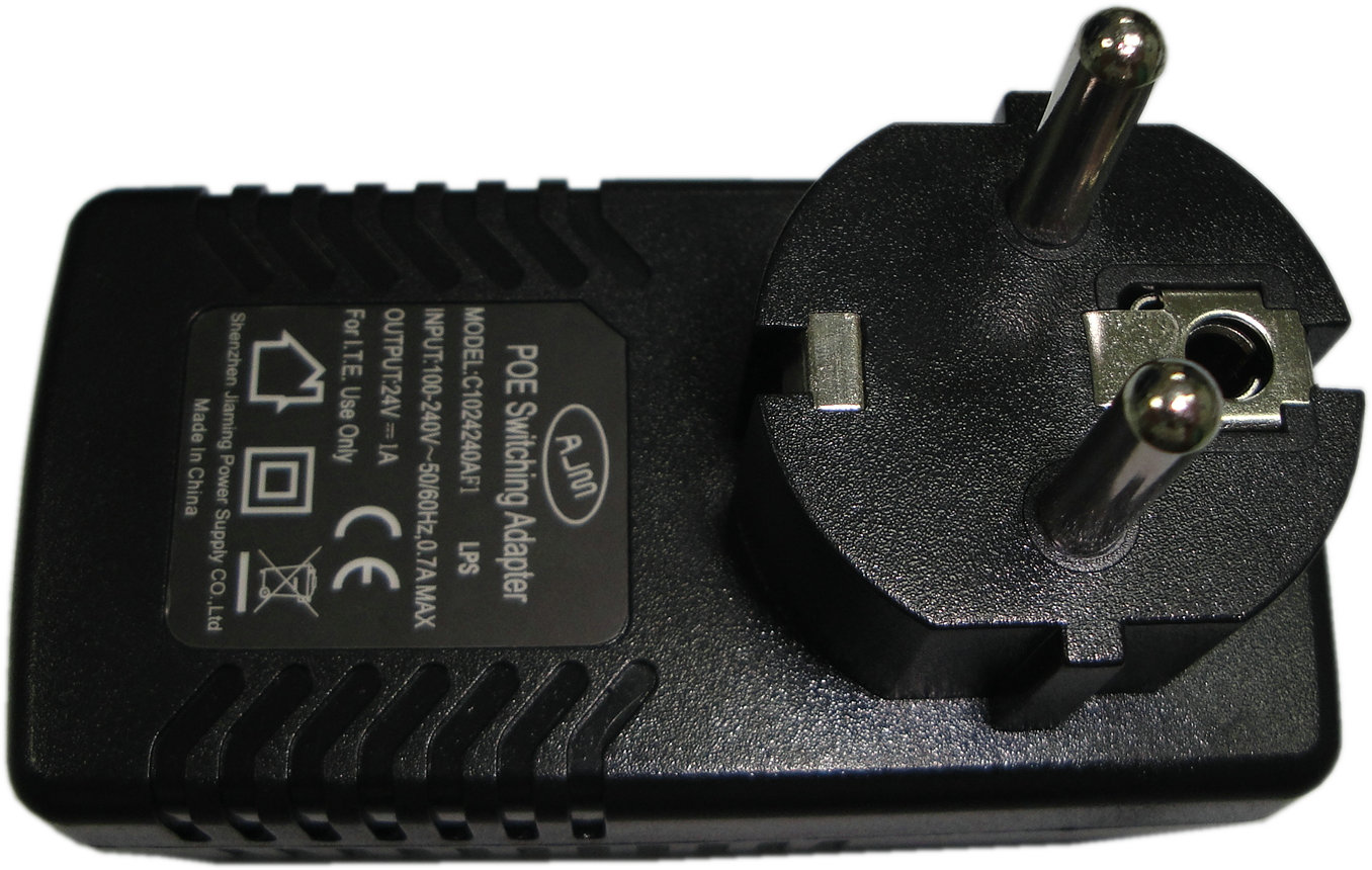 POE supply - 24V/1A - přímo do zásuvky se zemnícím kolíkem 5292781