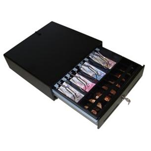 Pokladnicna penazna zásuvka CLUX-350, RJ11, 12-24V.,kabel,černá, 3540 CashDrawer 100-049