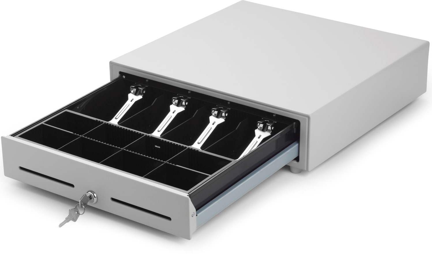 Pokladničná zásuvka Capture 410 mm 4B/8C, bílá CA-CD410-480-W