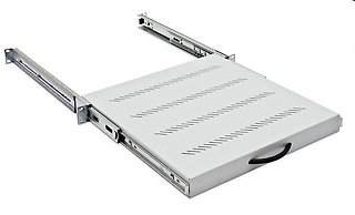 Polica Triton 19' výsuvná polička 350mm plnovýsuv, nosnost 30kg, černá RAB-UP-X30-A1