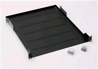 Polica Triton s perforací 1U/450mm, nosnost 40kg, šedá RAC-UP-450-A1