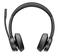 Poly bezdrátová náhlavní souprava Voyager 4320 UC-M, BT700 USB-A adaptér, stereo, nabíjecí stojánek 77Z00AA