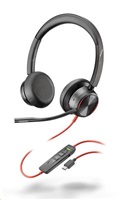 Poly náhlavní souprava Blackwire 8225, USB-C/A adaptér, stereo 8X223AA