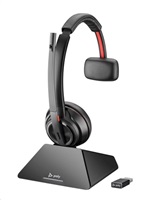 Poly Savi 8220 Stereo DECT 1880-1900 MHz Headset +Charging Cradle 8Y9C4AA