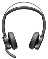Poly Voyager Focus 2 bezdrátová náhlavní souprava, USB-A/C adaptér, stereo, nabíjecí stojánek 9T9J5AA