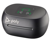 Poly Voyager Free 60+ UC Carbon Black Earbuds +BT700 USB-C Adapter +Touchscreen Charge Case 7Y8G4AA