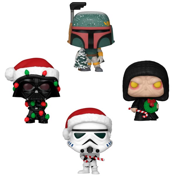 POP! 4-Pack: Tree Holiday Star Wars (Pocket POP!) 4PACK