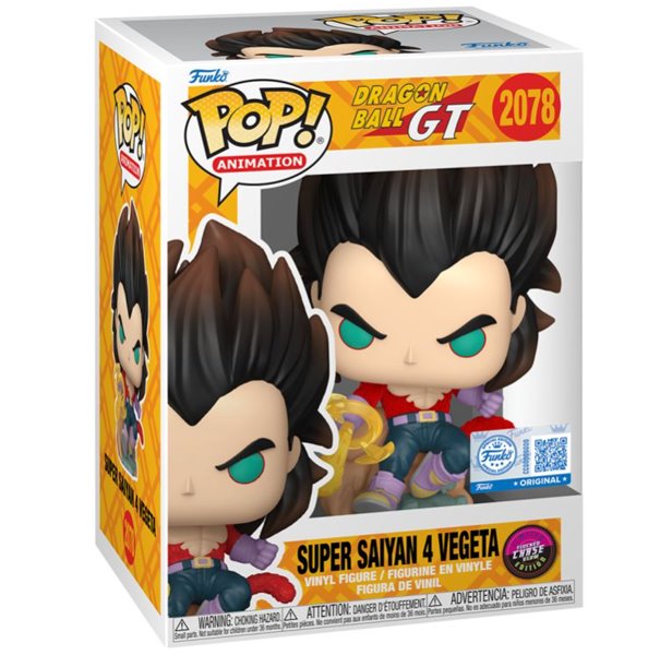 POP! Animation: Super Saiyan 4 Vegeta (Dragon Ball GT) Special Edition (Flocked) Glows in the Dark CHASE