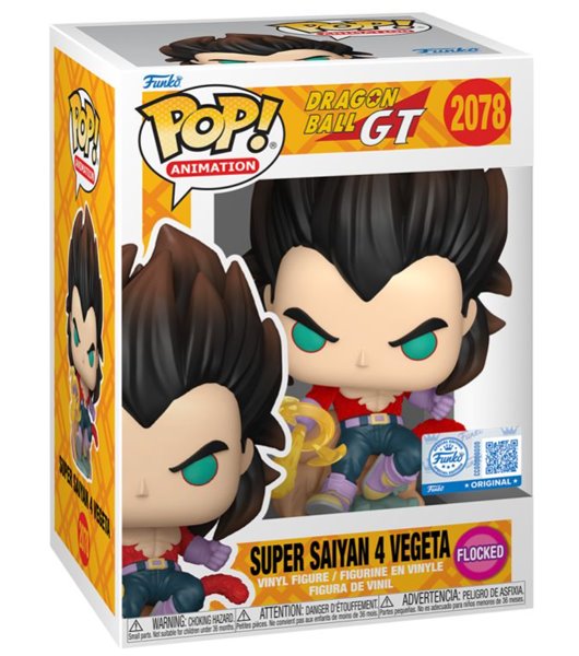 POP! Animation: Super Saiyan 4 Vegeta (Dragon Ball GT) Special Edition (Flocked) POP-2078