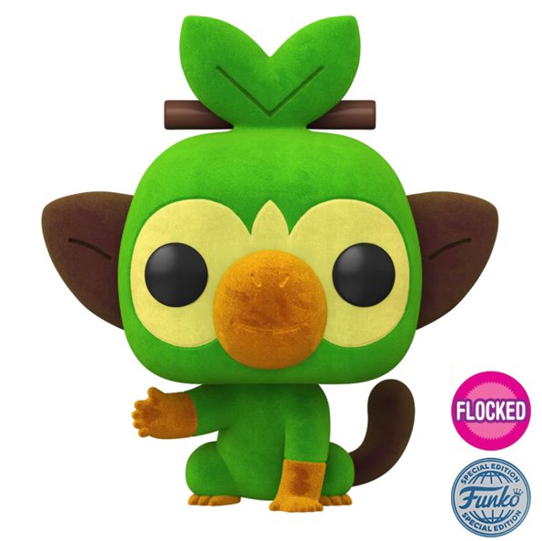 POP! Games: Grookey (Pokémon) Special Edition (Flocked) POP-0957
