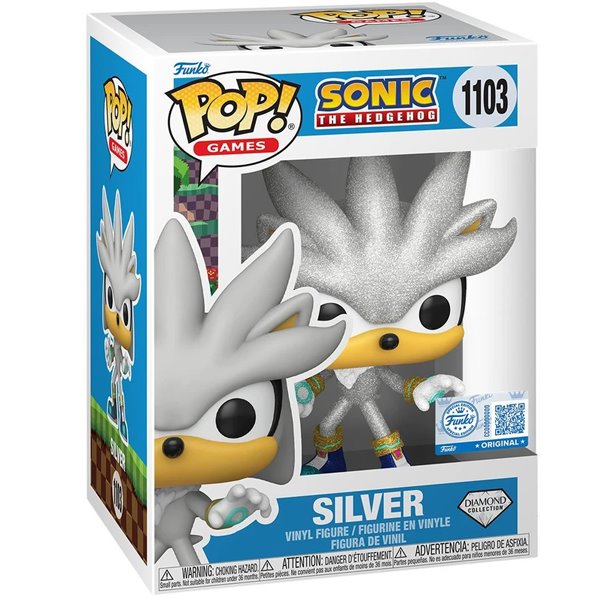 POP! Games: Silver (Sonic The Hedgehog) Special Edition (Diamond Colletion) POP-1103