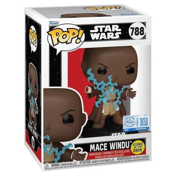 POP! Mace Windu (Star Wars) Special Edition (Glows in The Dark) POP-0788