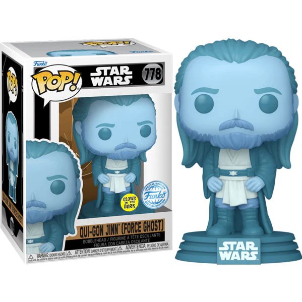 POP! Qui-Gon Jinn (Star Wars) Special Edition (Glows in The Dark) POP-0778