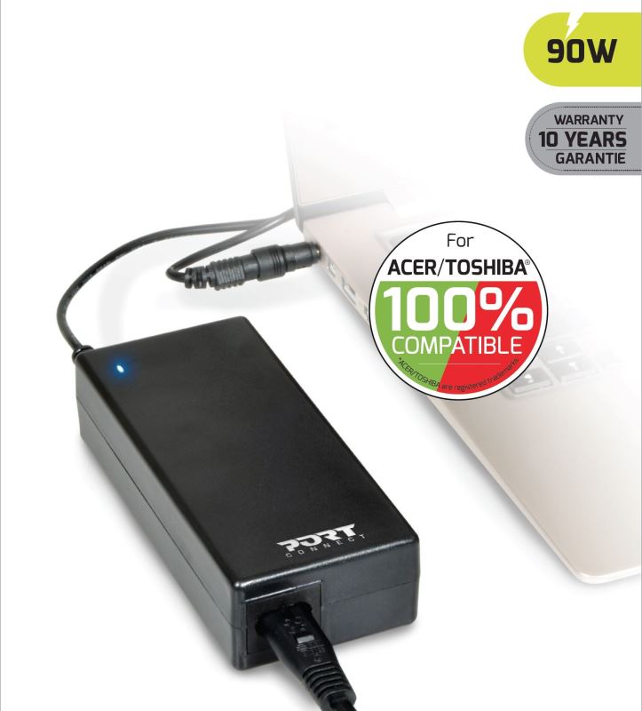 PORT CONNECT ACER/TOSHIBA 100% napájecí adaptér k notebooku,19V, 4,74A, 90W, 3xACER/TOSHIBA konekto 3567042029255