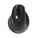 PORT CONNECT Ergo Shape, bezdrátová dobíjecí myš, USB-A/Bluetooth, 2.4GHz, levoruká, 2400DPI, černá 3567049100087