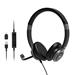 PORT CONNECT ON'R 300 Stereo headset ACTIVE OFFICE s mikrofonem USB-A/USB-C, černá 3567049120016