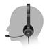 PORT CONNECT ON'R 300 Stereo headset ACTIVE OFFICE s mikrofonem USB-A/USB-C, černá 3567049120016