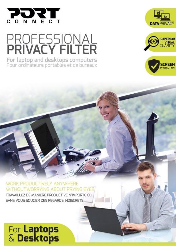 PORT CONNECT PRIVACY FILTER 2D - 18,5'', 16/9, 410 x 231, černý 3567049002169