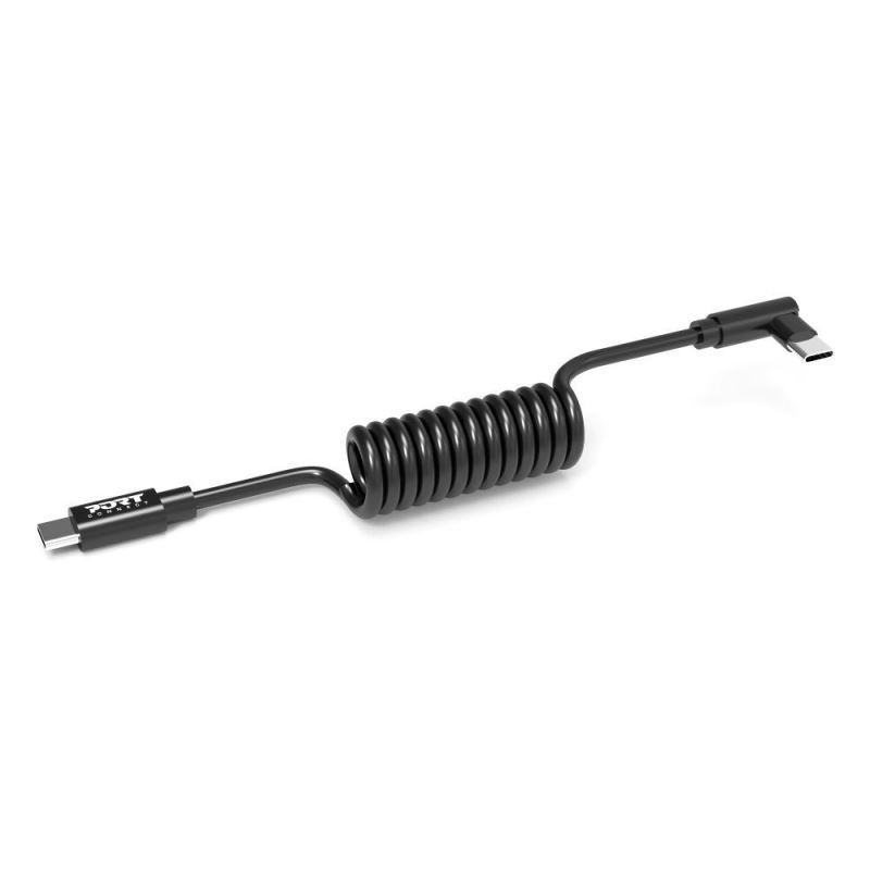 PORT CONNECT Spring cable USB-C do USB-C, 65W, 10 PACK, 900064/10 3567042030763