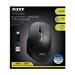 PORT dobíjecí myš s duálním bezdrátovým připojením, BT, 2,4 GHz, USB-A/C, černá 900716