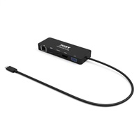 PORT dokovací stanice 5v1 ,LAN, HDMI, VGA, USB-C PD 3.0 85W, USB-A 901909