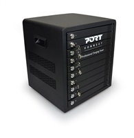 PORT nabíjecí skříňka pro 10 tabletů, individuální zámky, černá 901954