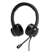 PORT stereo headset s mikrofonem, USB-A/USB-C, černá 901605
