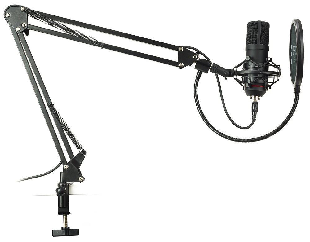 POŠKOZENÝ OBAL - SPC Gear mikrofon SM900 Streaming microphone / USB / polohovatelné rameno / pop filtr / drž ACCSIL0001V
