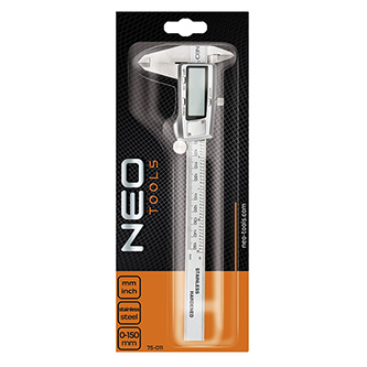 Posuvné digitálne meritko NEO TOOLS dĺžka 150mm, presnosť 0.02mm 75-011