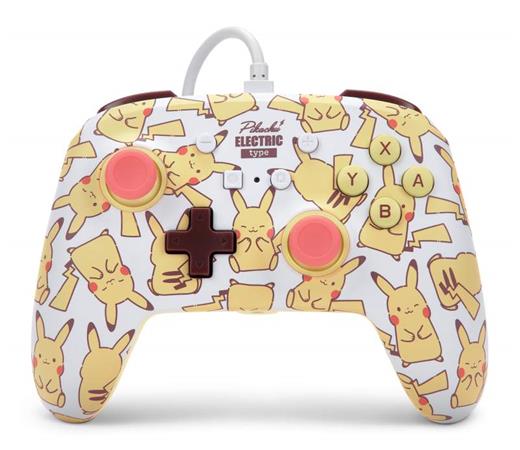 PowerA Enhanced Wired Controller for Nintendo Switch - Pikachu Blush 1526547-01