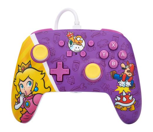 PowerA Enhanced Wired Controller for Nintendo Switch - Princess Peach Battle NSGP0092-01
