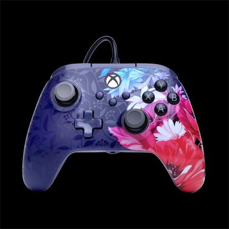 PowerA Kabelový ovladač pro Xbox - Night Blossom XBGP0473-01