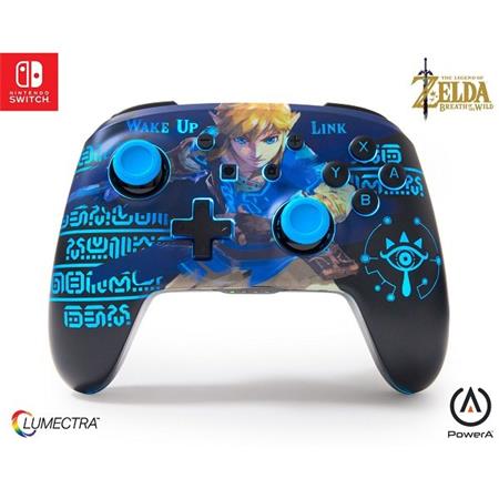 PowerA Vylepšený bezdrátový ovladač pro Nintendo s technologií Lumectra - The Legend of Zelda - Wake Up Li NSGP0363-01