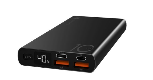 Powerbanka Navitel PWR10 AL černá BEANAVPWR10BK