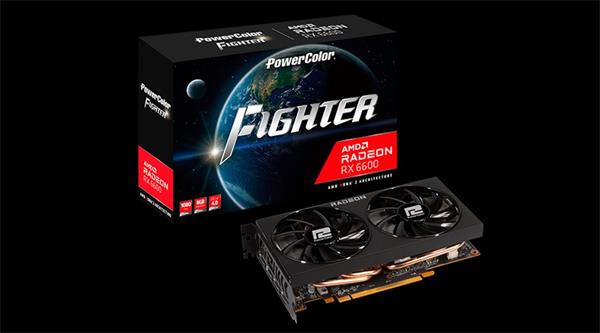 PowerColor Radeon RX 6600 Fighter 8GB/128bit GDDR6 3xDP HDMI AXRX 6600 8GBD6-3DH