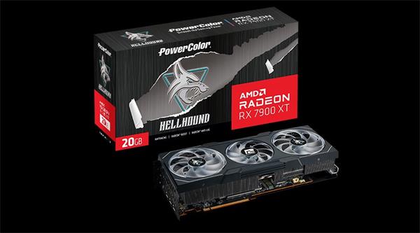PowerColor Radeon RX 7900XT Hellhound 20GB/320-bit GDDR6 HDMI 3xDP RX-7900XT 20G-L/OC