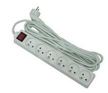 POWERGARDEN PP6K-10 230V 10m 6 zas. + vyp