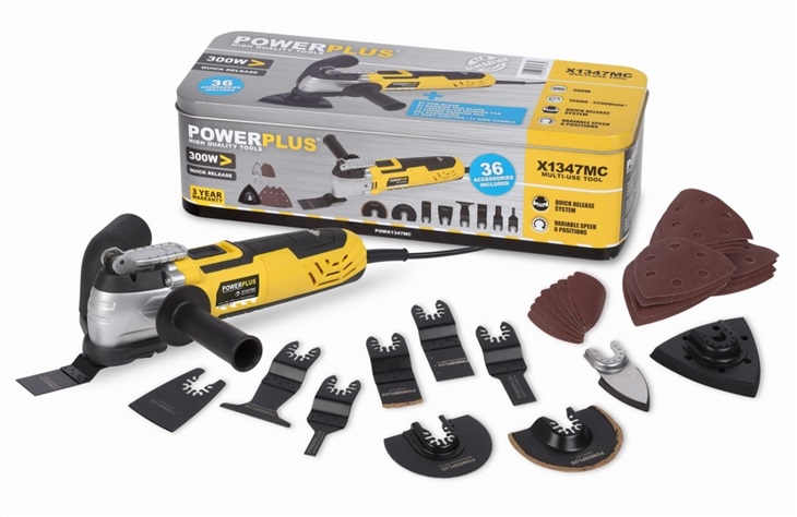 POWERPLUS Oscilační bruska POWX1347MC 5400338074639