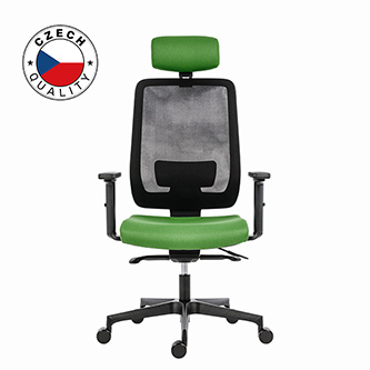 Powerton Kancelárske ergonomické kreslo Lucie, Zelené MKWPLUKBCCZA