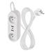 Predlžovací kábel 1,4 m / 2 zásuvky+2×USB-A+1×USB-C / s vypínačom / biely / PVC / 1,5 mm2 8592920141144